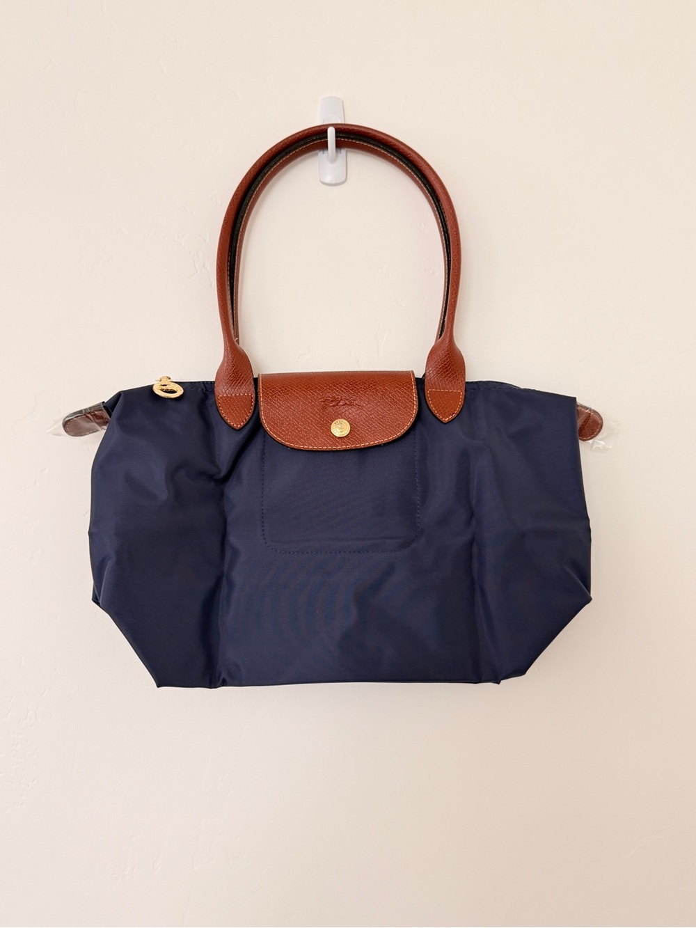 NWT | Le Pliage Original Medium Tote Bag | Navy - Picture 2 of 11